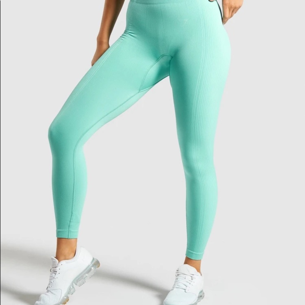 FULL SET Gymshark Ultra Seamless teal - Picture 6 of 9